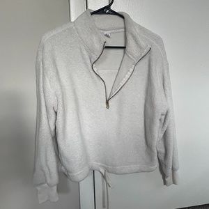 Old Navy white 1/2 Zip pullover